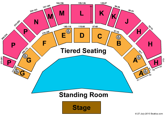 The O2 Seating Chart